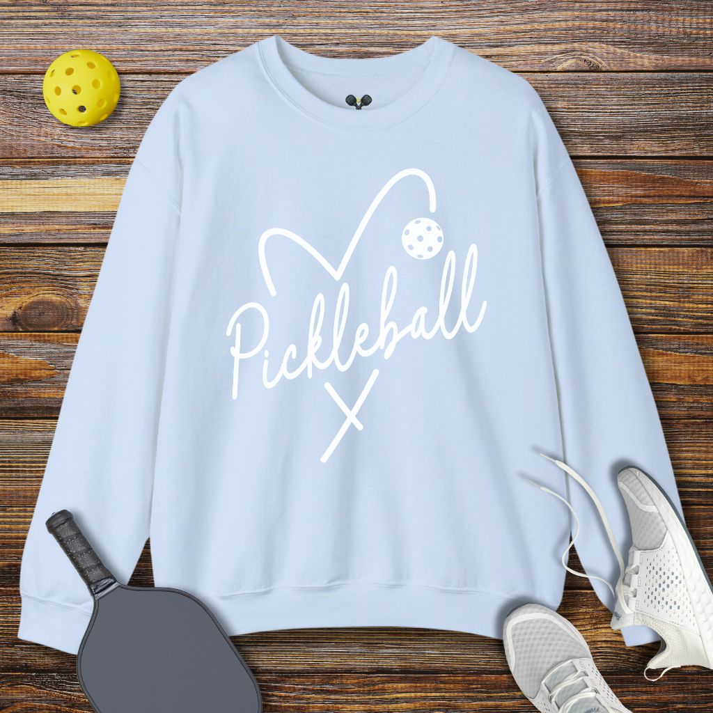 Pickleball Heart Sweatshirt