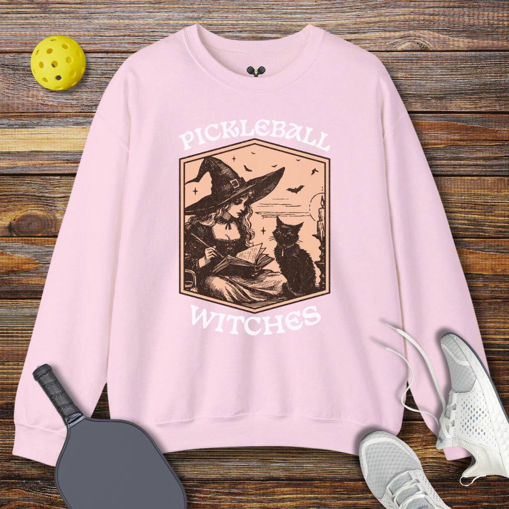 Pickleball Witches Halloween Sweatshirt