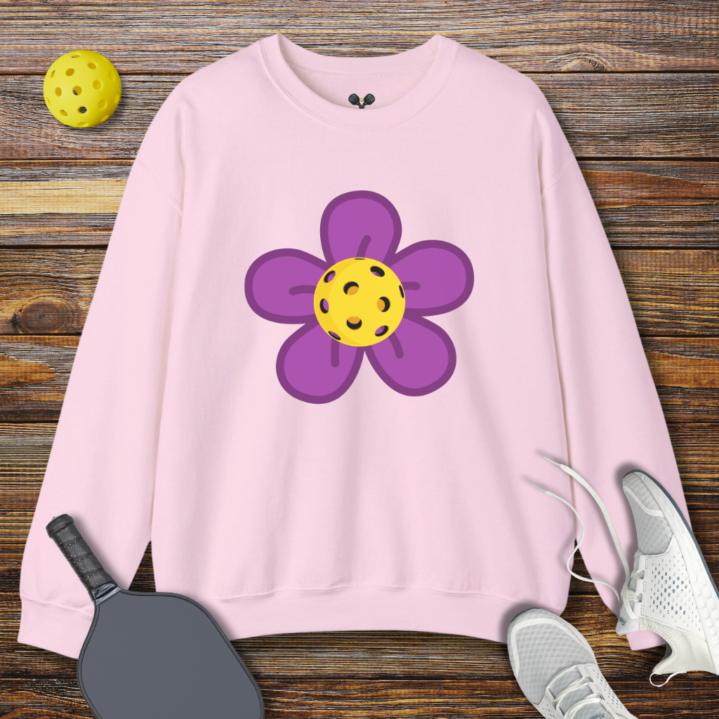 Pickleball Flower Sweatshirt