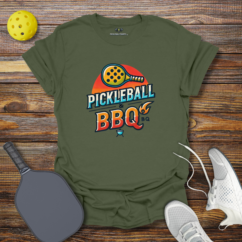 Pickleball and BBQ T-Shirt