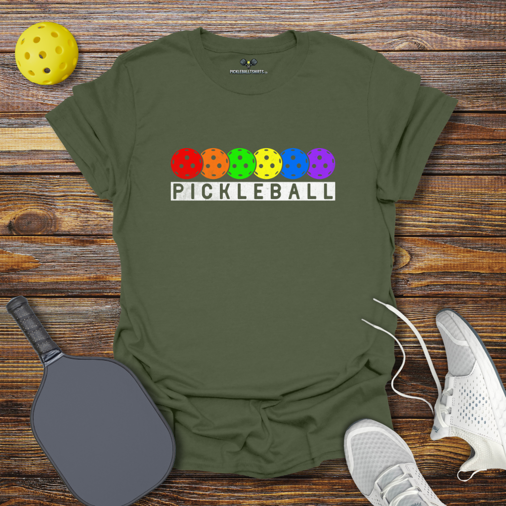 Pickleball Retro Balls T-Shirt