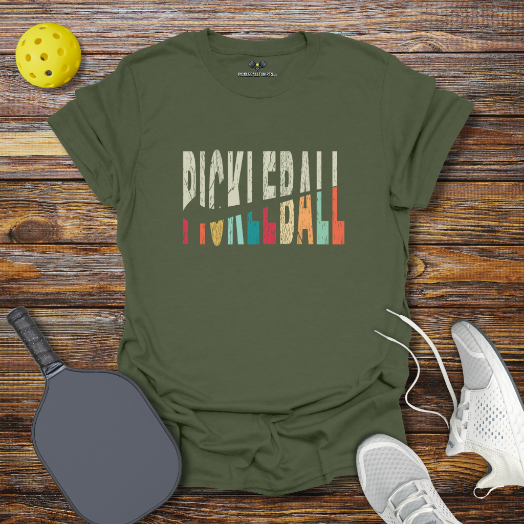 Pickleball Retro Logo T-Shirt