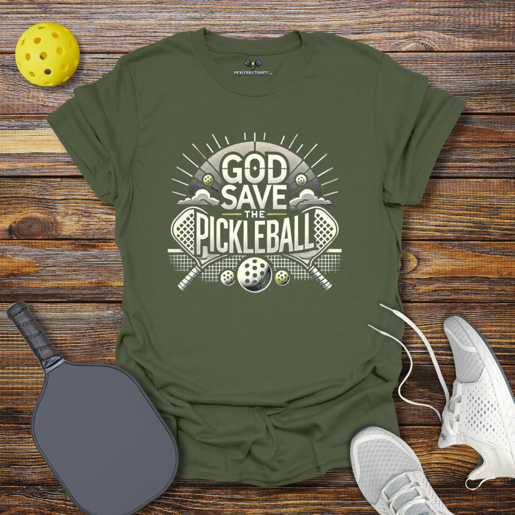 God Save the Pickleball T-Shirt