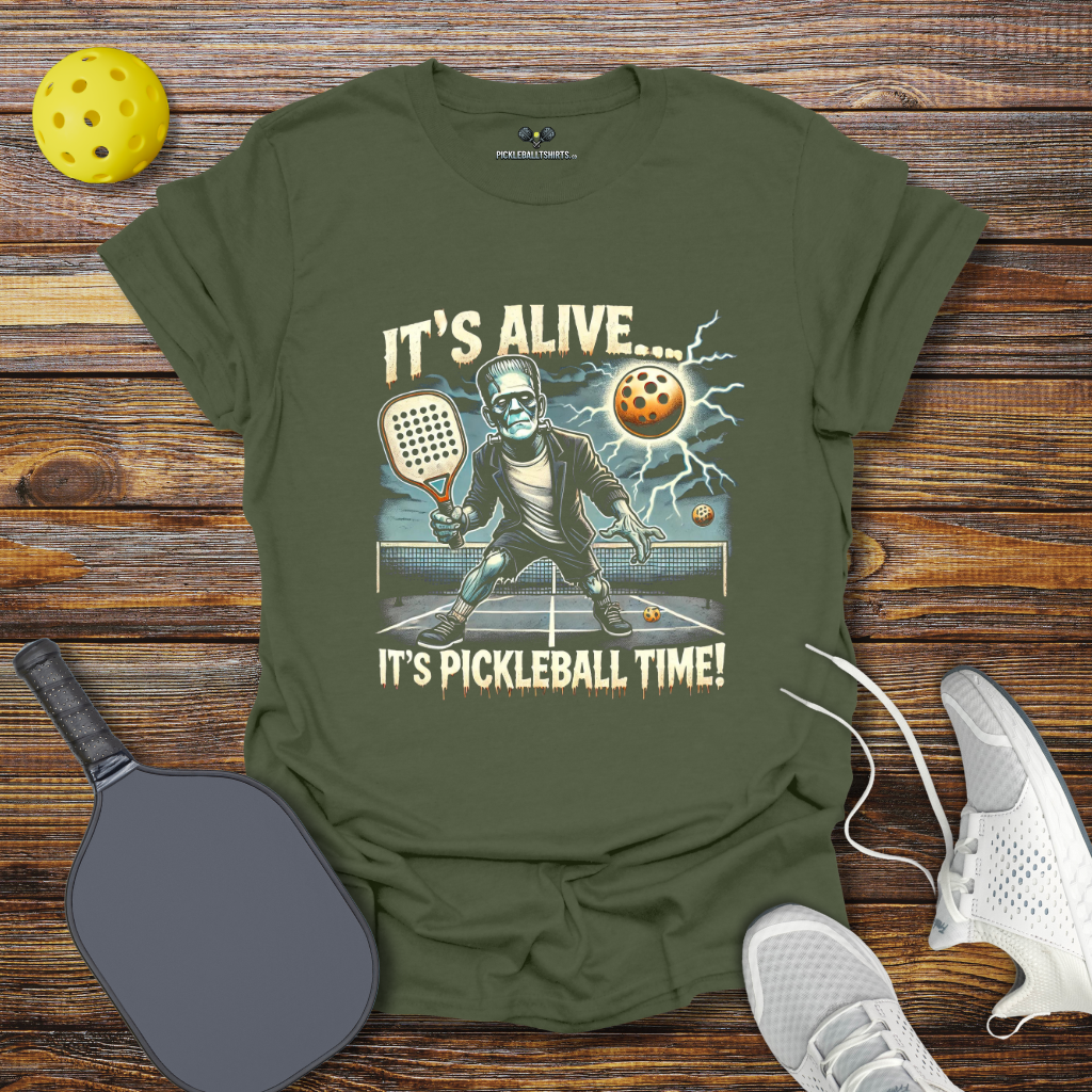 It's Alive... It's Pickleball Time Halloween T-Shirt