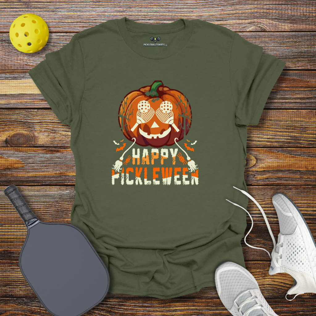 Happy Pickleween Halloween T-Shirt