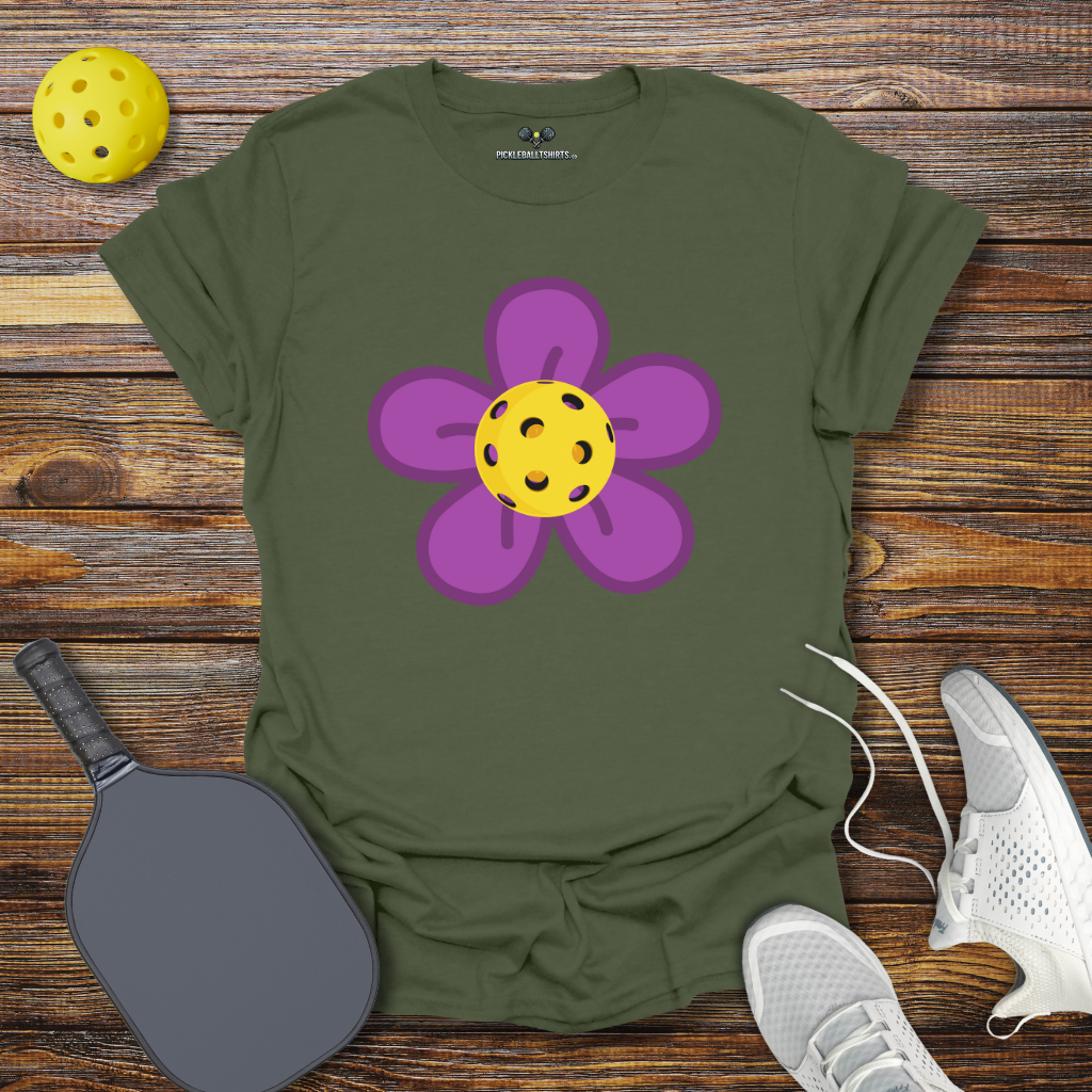 Pickleball Flower T-Shirt