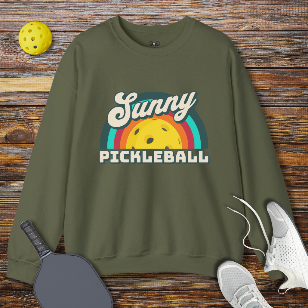 Sunny Pickleball Retro Sweatshirt