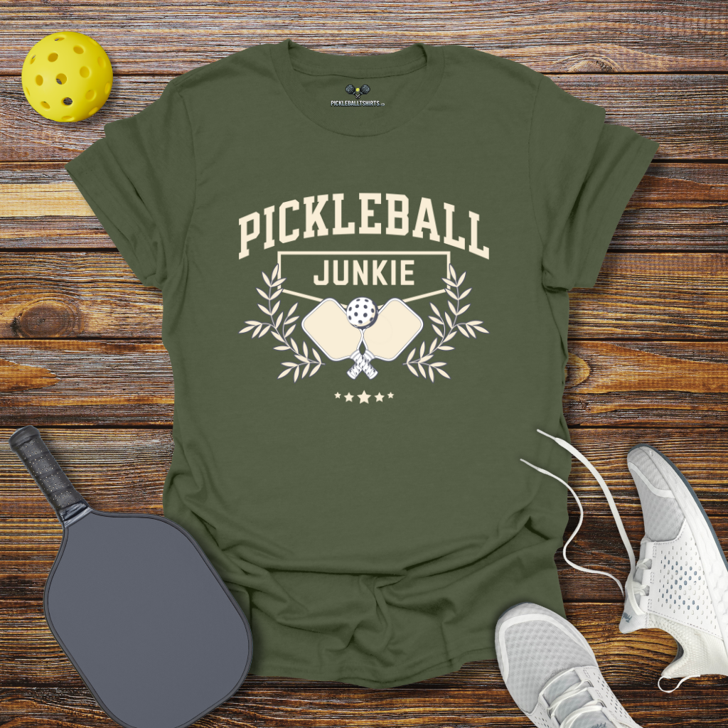 Pickleball Junkie T-Shirt