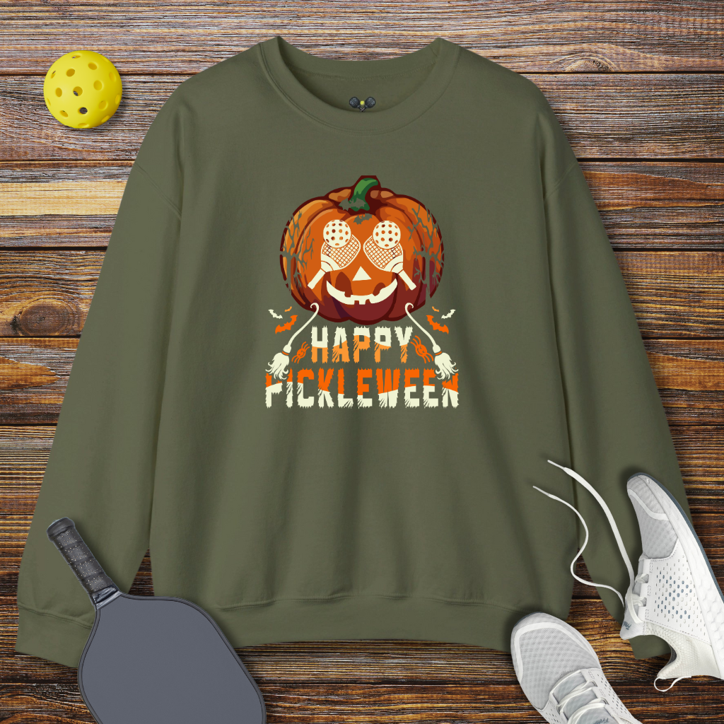 Happy Pickleween Halloween Sweatshirt