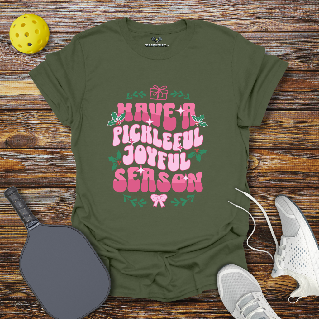 Have a Pickleful Joyful Season Christmas T-Shirt