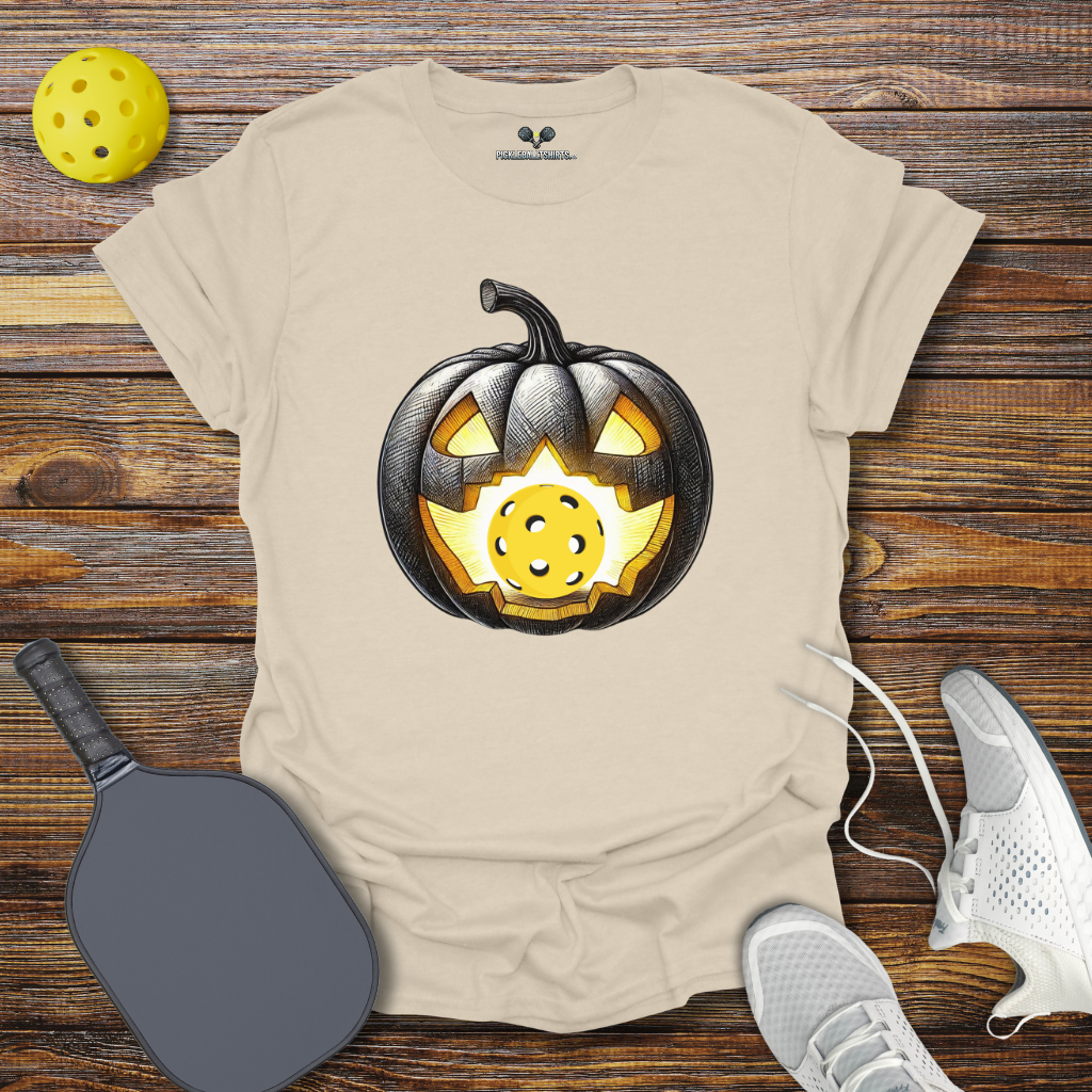 Pumpkin Pickleball Halloween T-Shirt