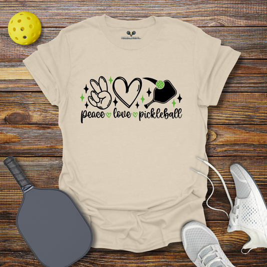 Peace Love Pickleball T-Shirt