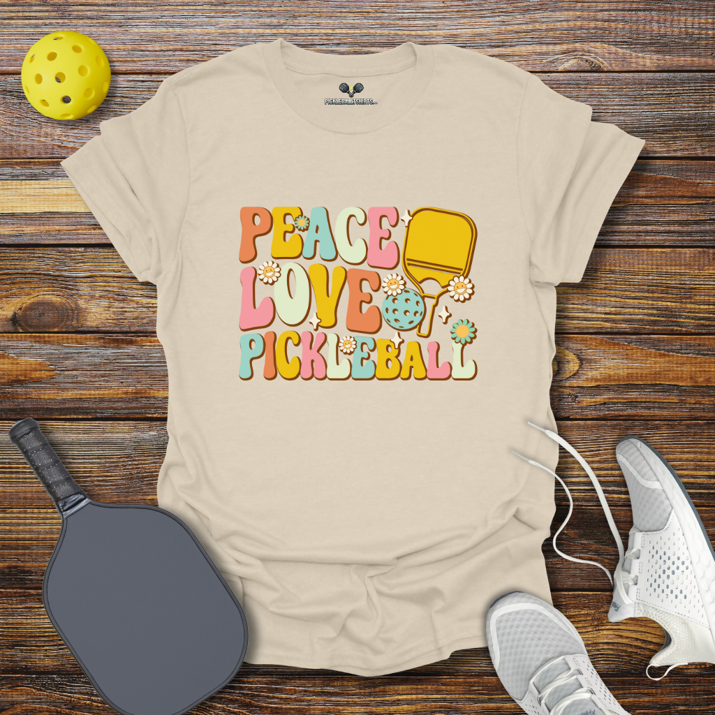 Peace Love Pickleball T-Shirt