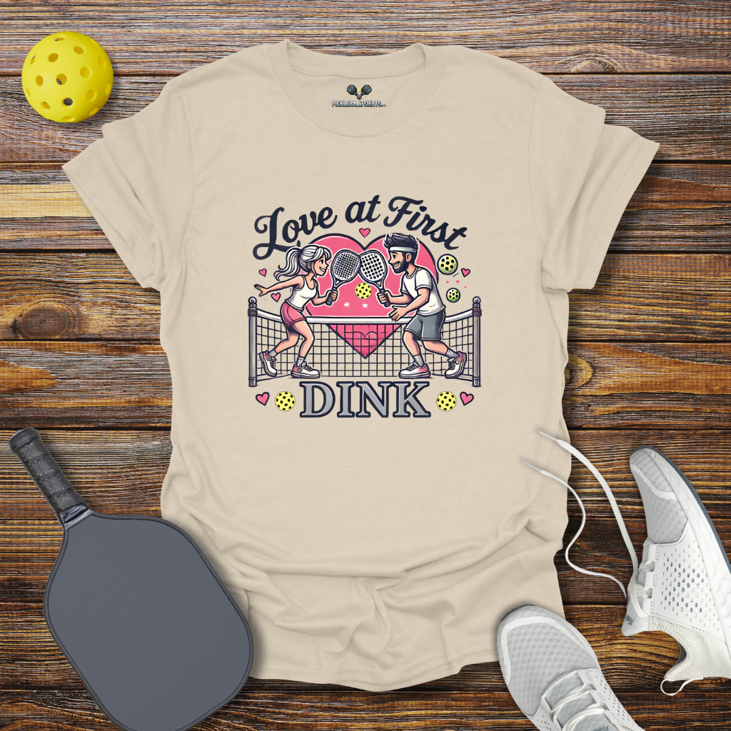 Love at First Dink Valentine T-Shirt