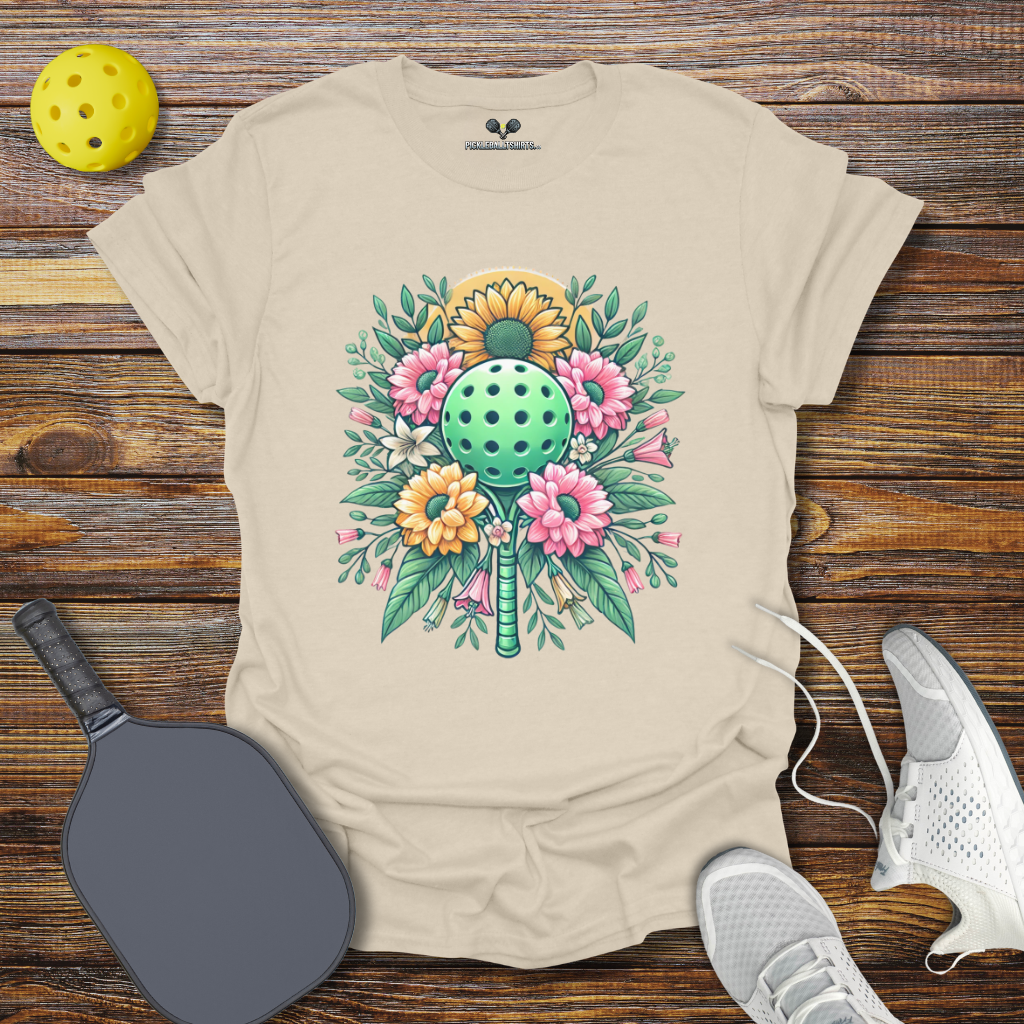 Floral Pickleball Dreams T-Shirt