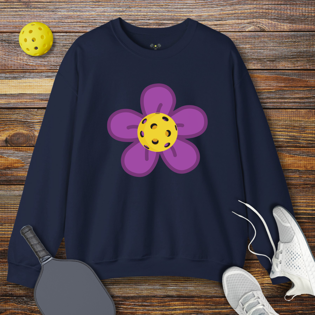 Pickleball Flower Sweatshirt