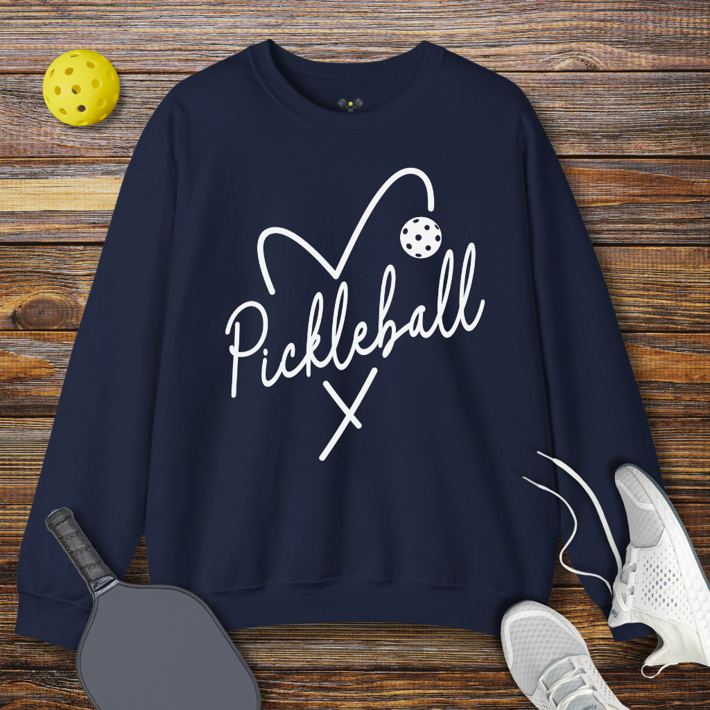 Pickleball Heart Sweatshirt