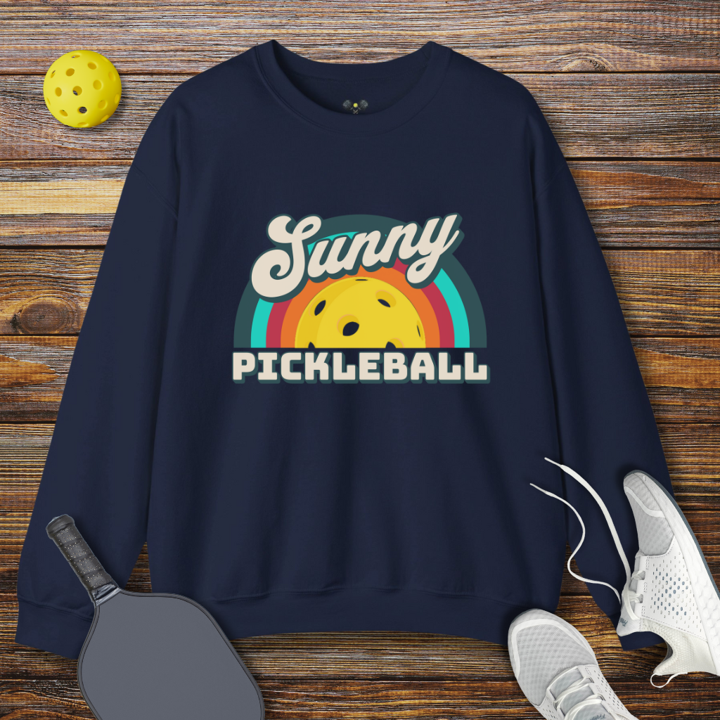 Sunny Pickleball Retro Sweatshirt