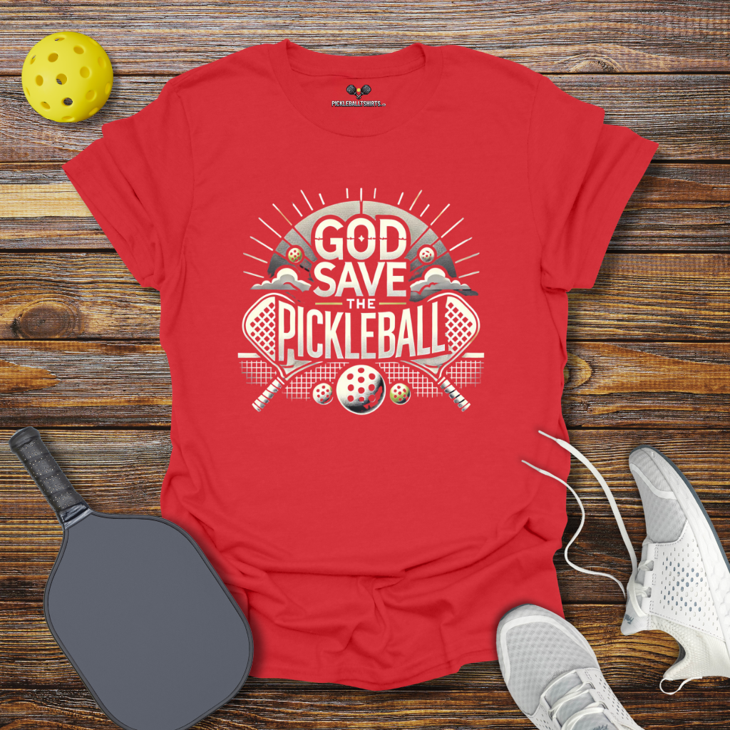 God Save the Pickleball T-Shirt