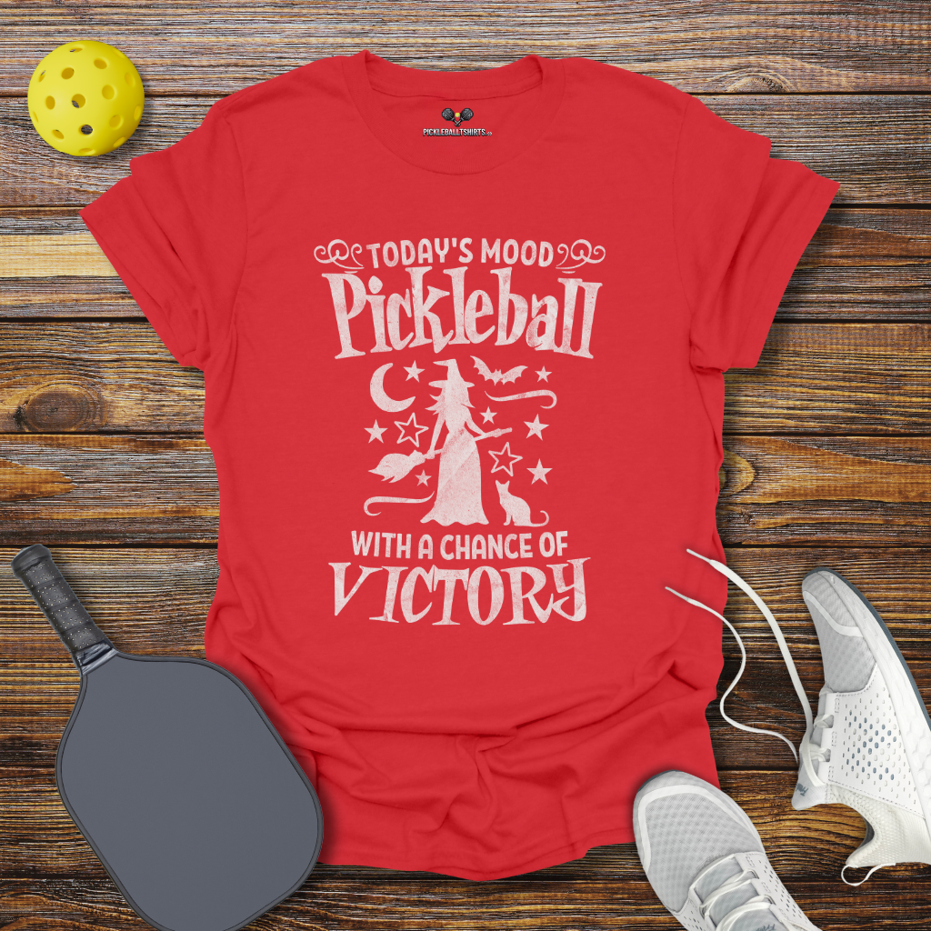 Today's Mood Pickleball With a Chance of Victory Halloween T-Shirt