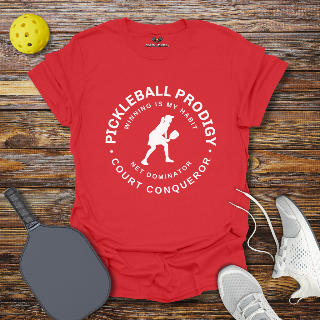 Pickleball Prodigy Court Conqueror for Her T-Shirt