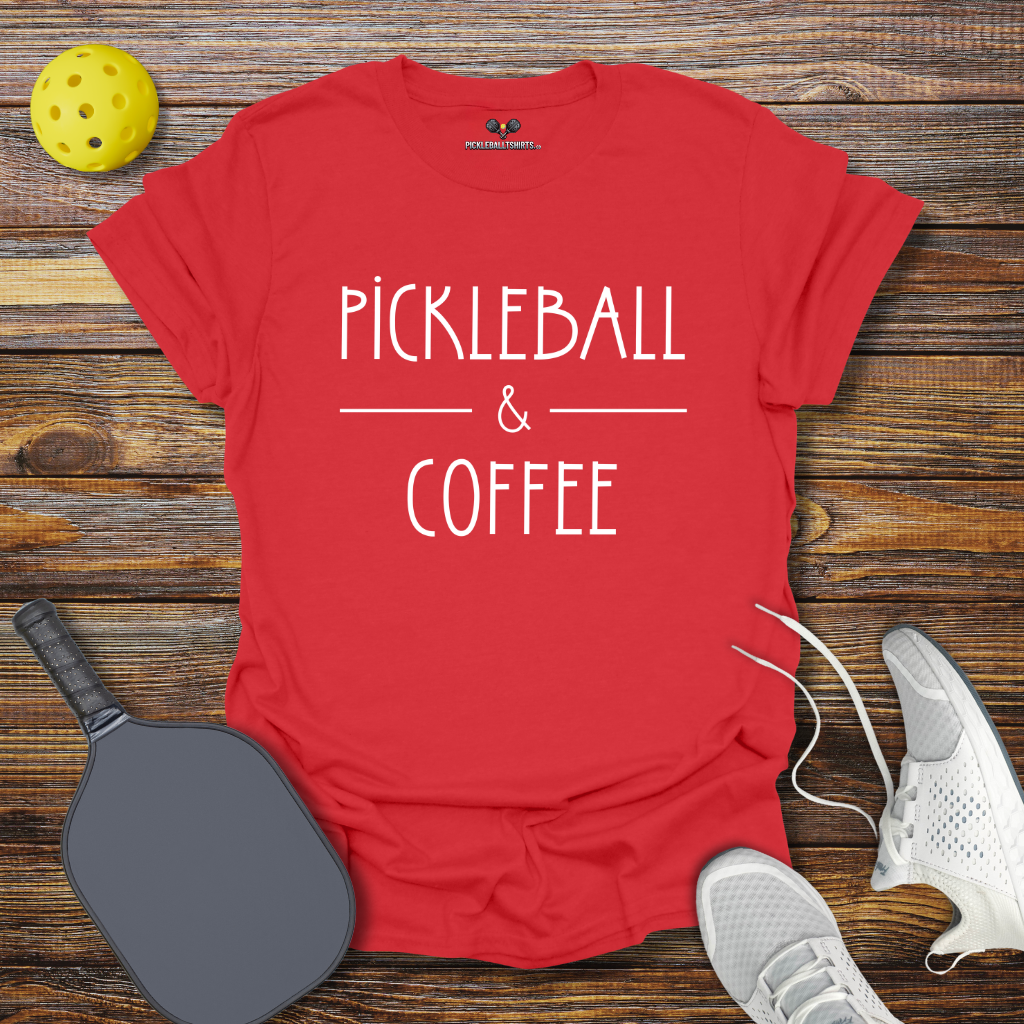 Pickleball and Coffee T-Shirt