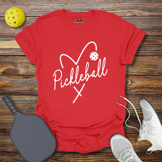 Pickleball Heart T-Shirt