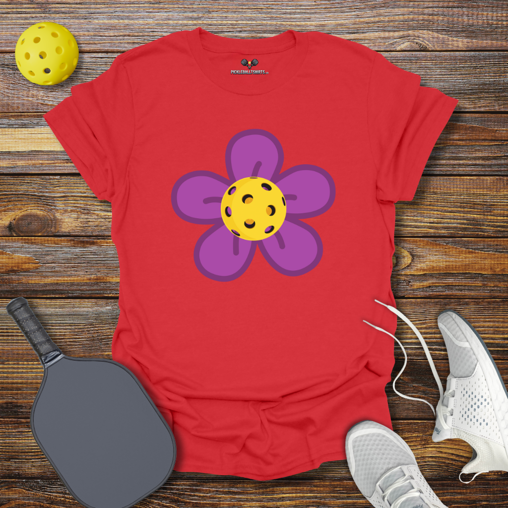 Pickleball Flower T-Shirt