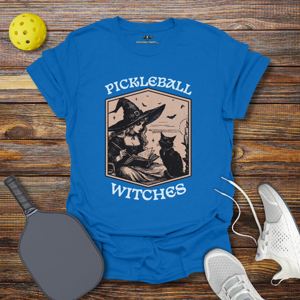 Halloween Pickleball Witches T-Shirt