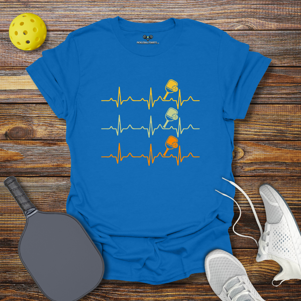 Pickleball Heartbeat Vintage T-Shirt