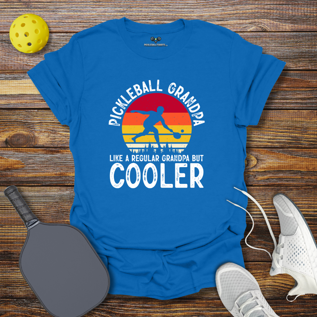 Pickleball Grandpa Like Regular Grandpa but Cooler T-Shirt