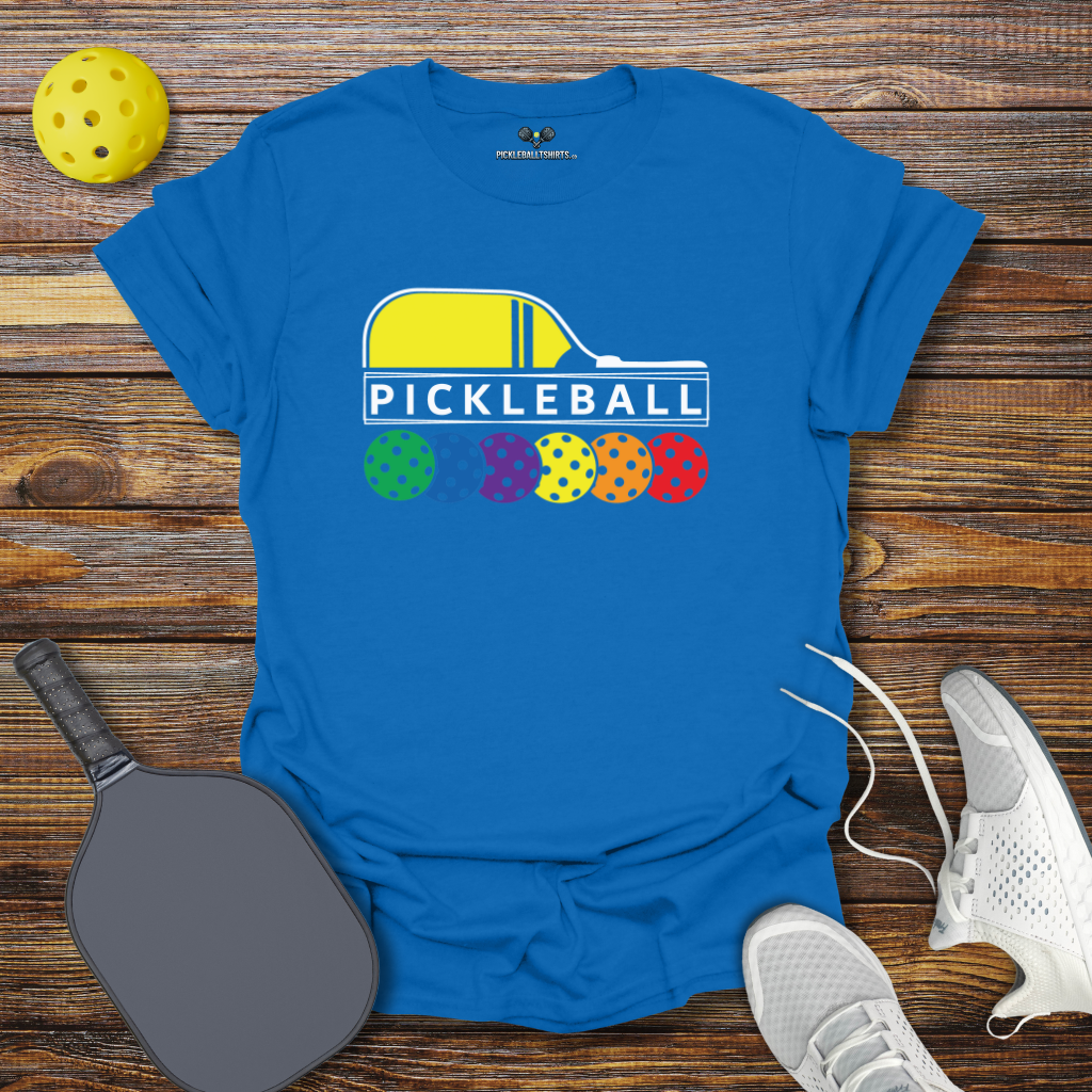 Pickleball Colored Balls T-Shirt