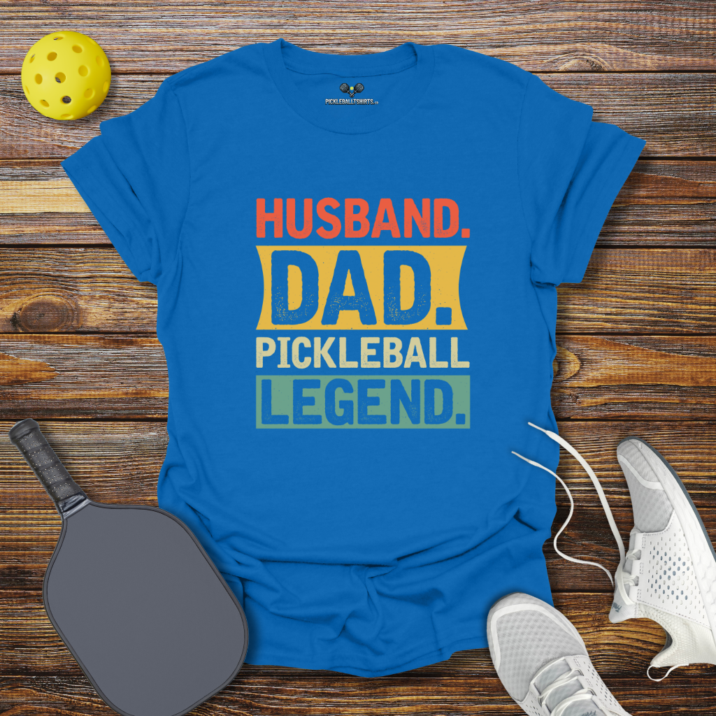 Husband Dad Pickleball Legend T-Shirt