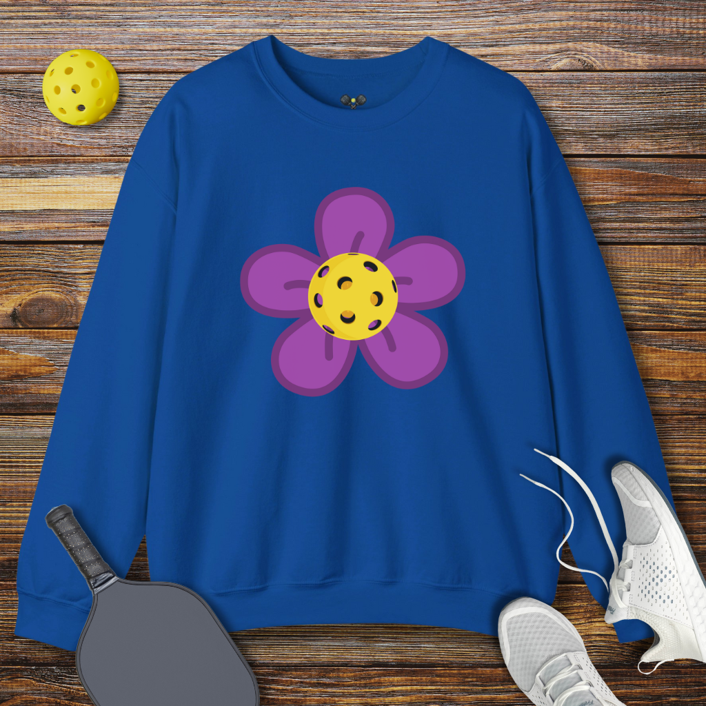 Pickleball Flower Sweatshirt