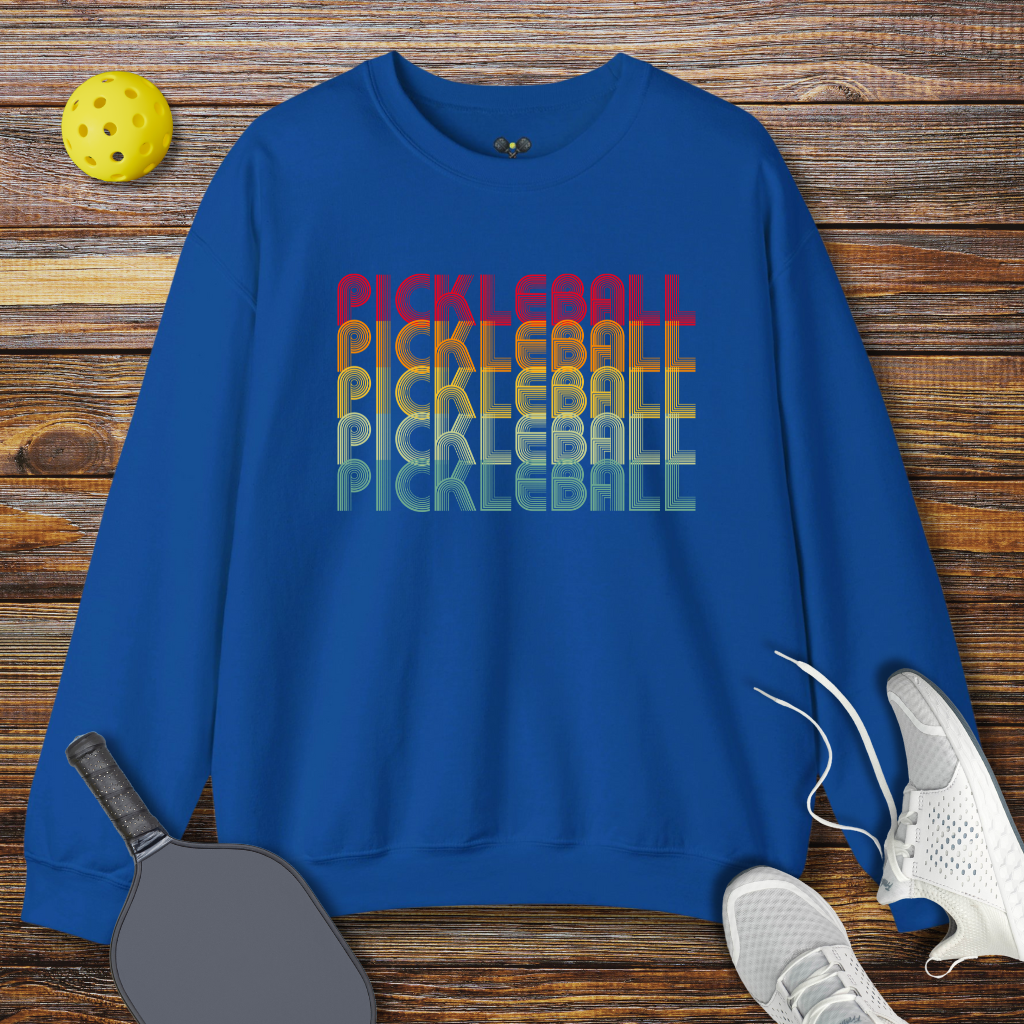 Pickleball Retro Sweatshirt
