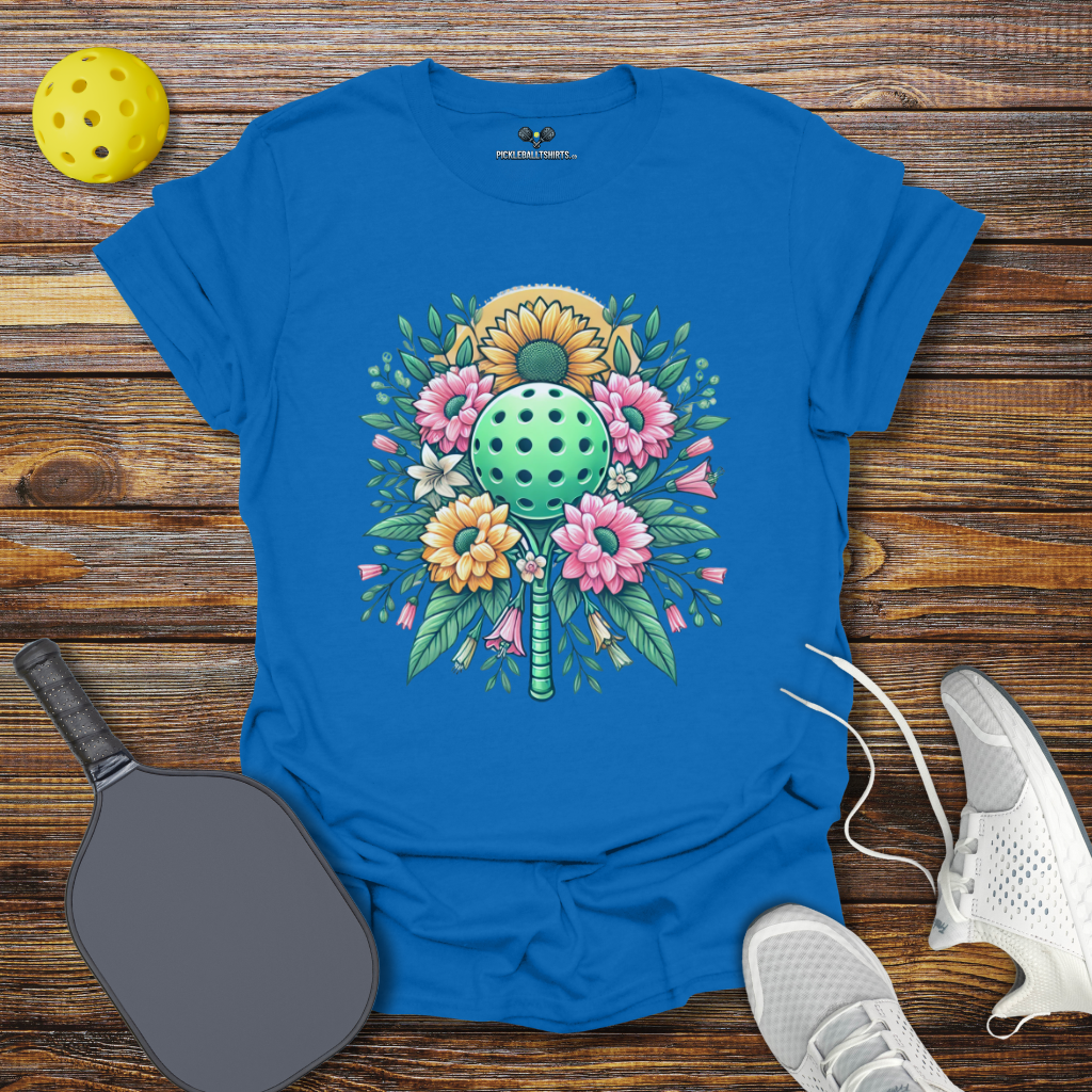 Floral Pickleball Dreams T-Shirt