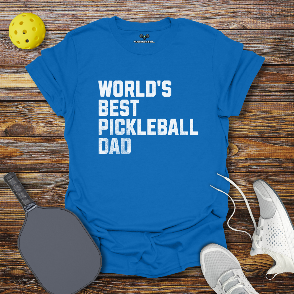 World's Best Pickleball Dad T-Shirt