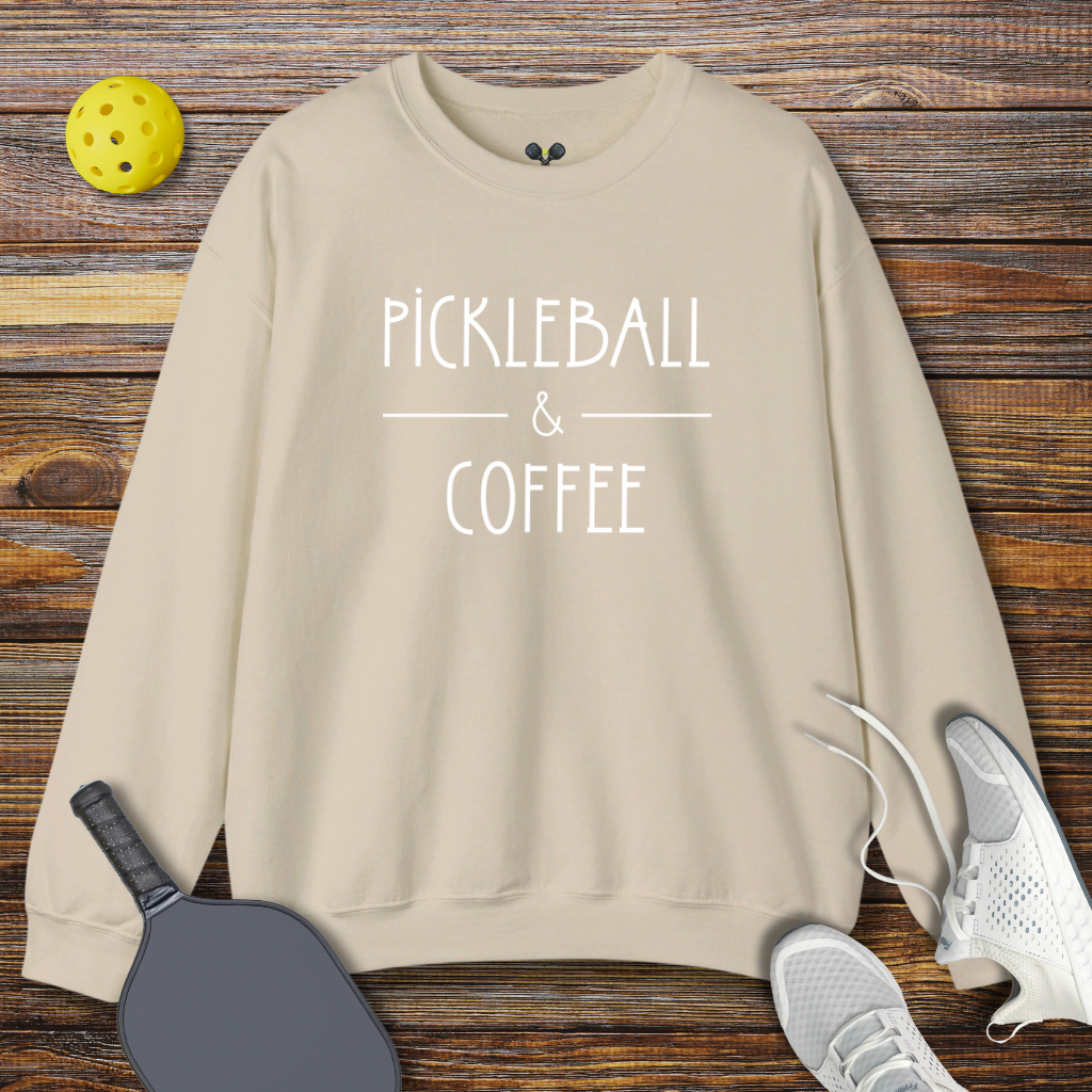 Pickleball & Coffee Sweatshirt