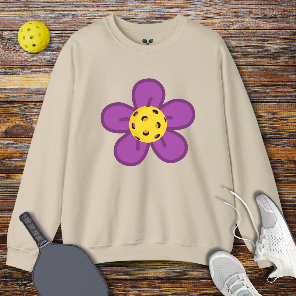 Pickleball Flower Sweatshirt