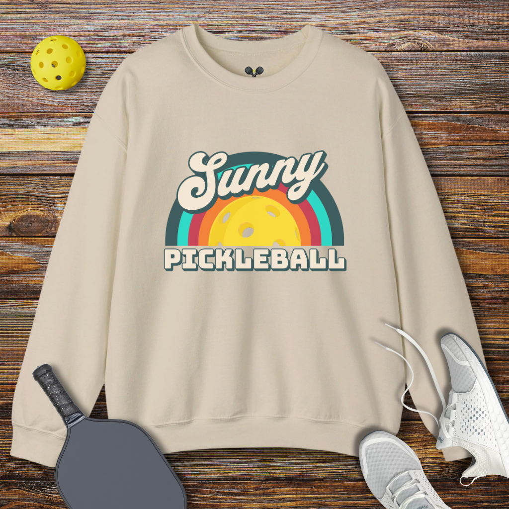 Sunny Pickleball Retro Sweatshirt