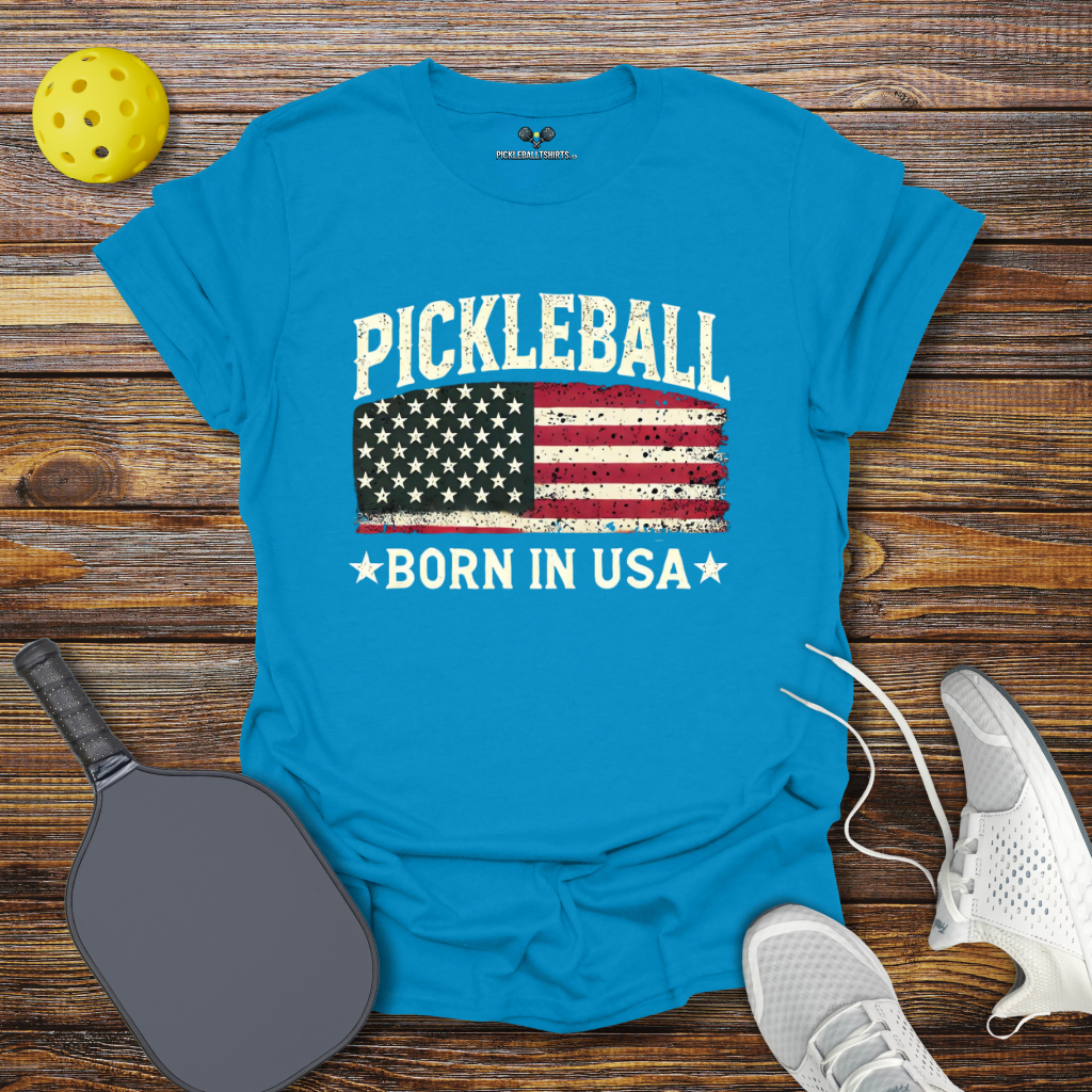 Pickleball Born in USA 2 T-Shirt