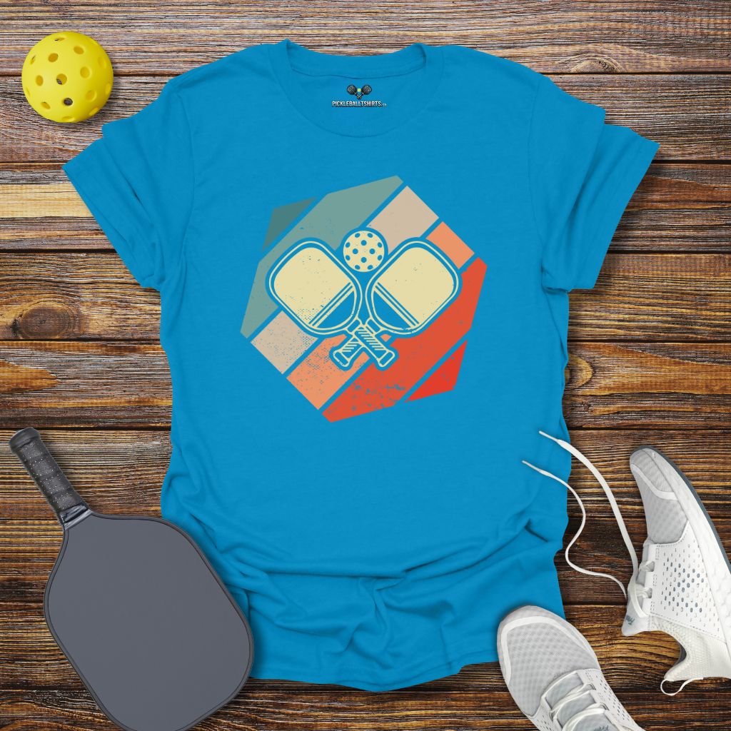 Pickleball Retro Padles T-Shirt