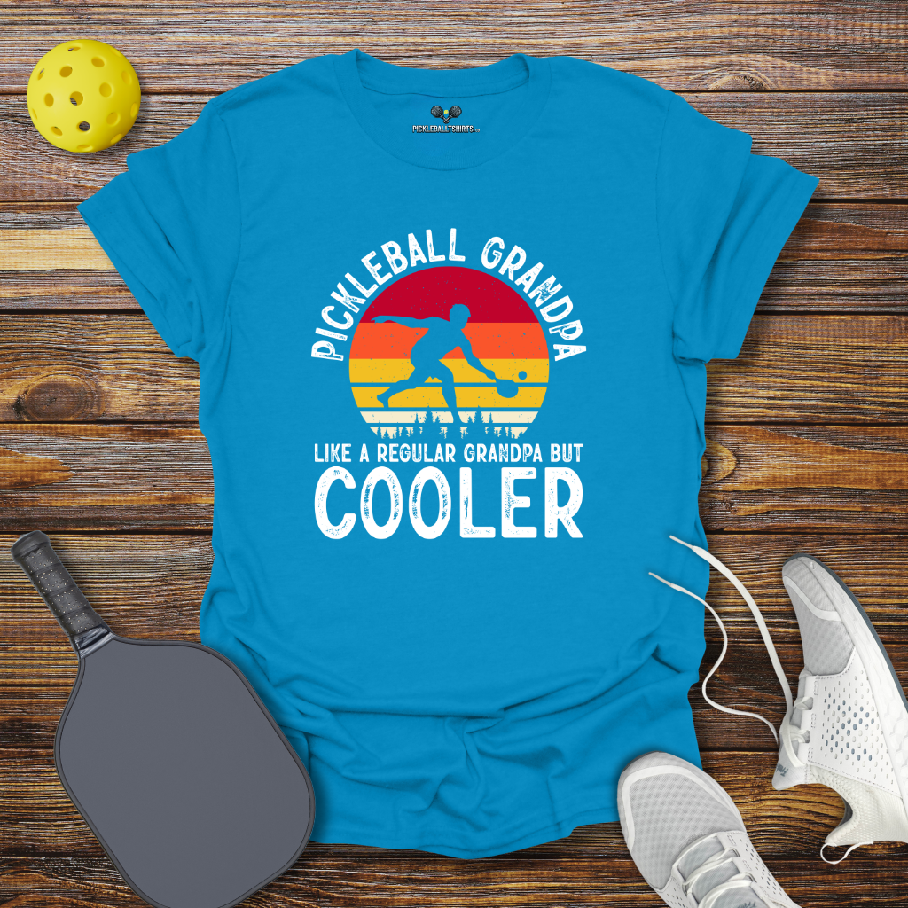 Pickleball Grandpa Like Regular Grandpa but Cooler T-Shirt