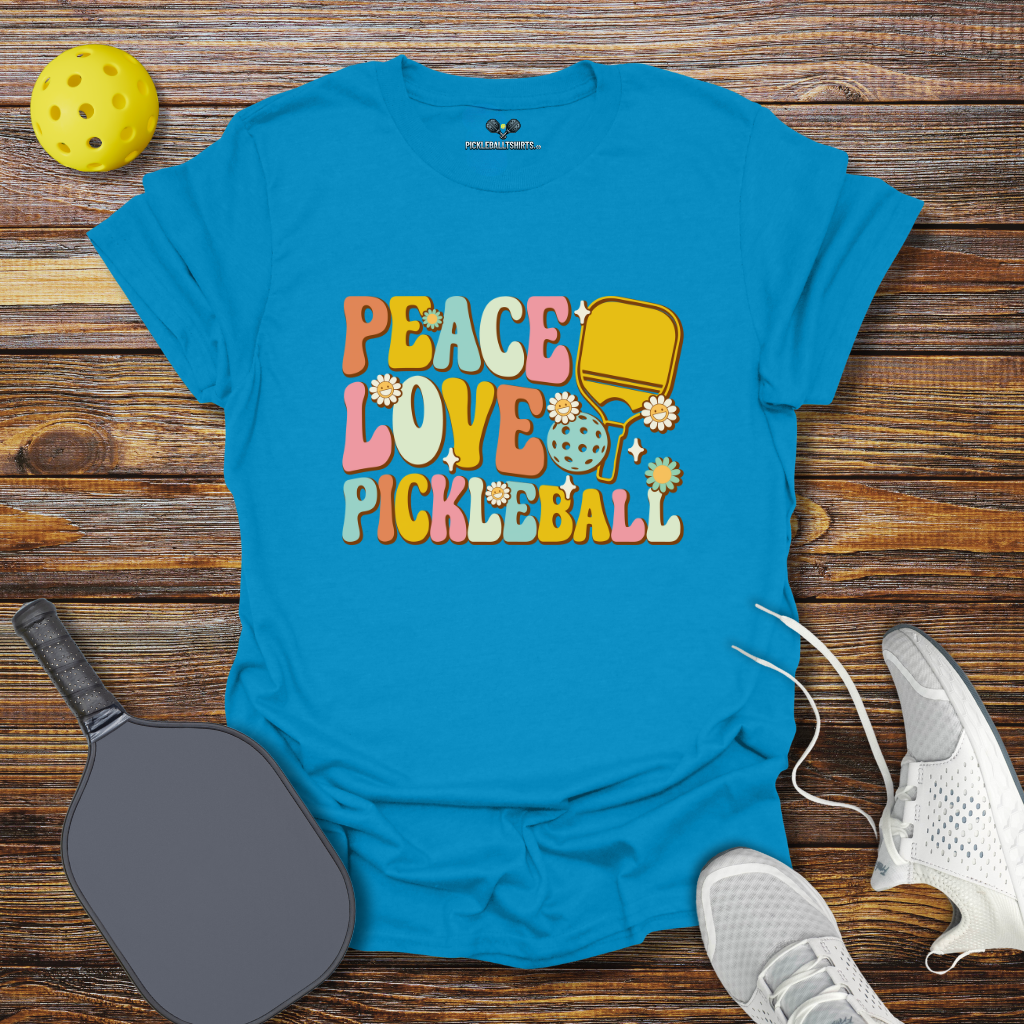 Peace Love Pickleball T-Shirt