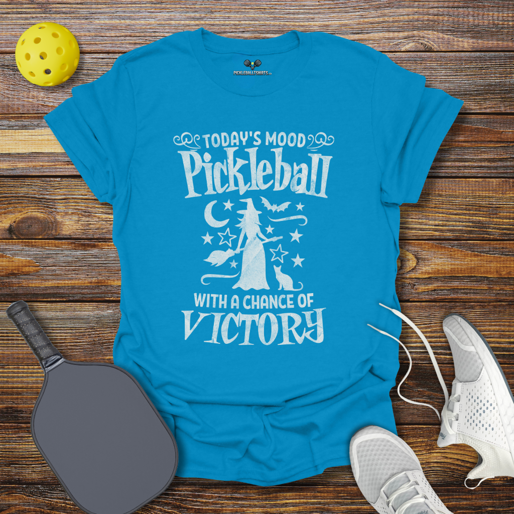 Today's Mood Pickleball With a Chance of Victory Halloween T-Shirt