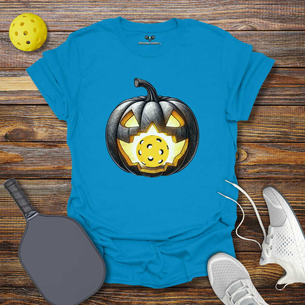 Pumpkin Pickleball Halloween T-Shirt