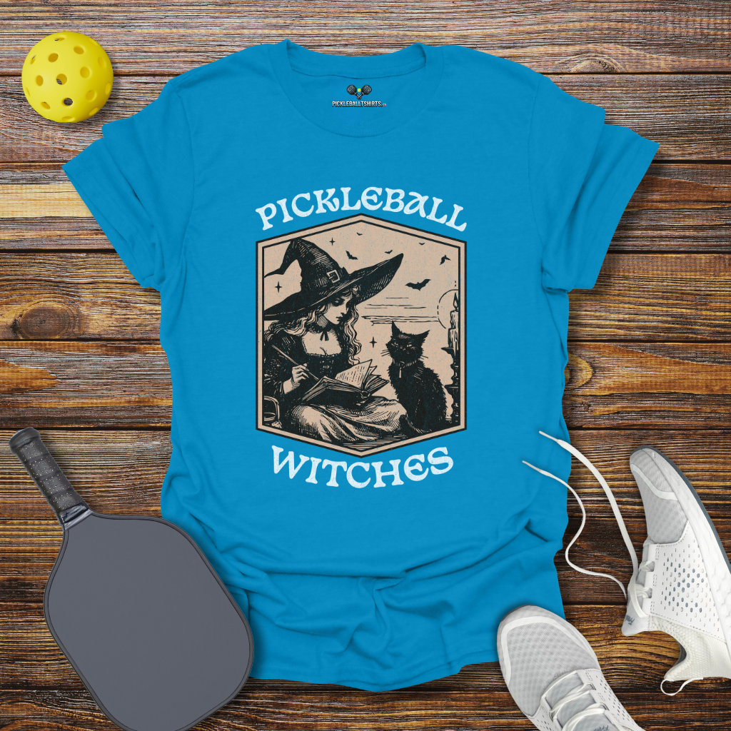 Halloween Pickleball Witches T-Shirt