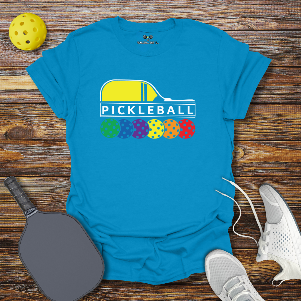 Pickleball Colored Balls T-Shirt