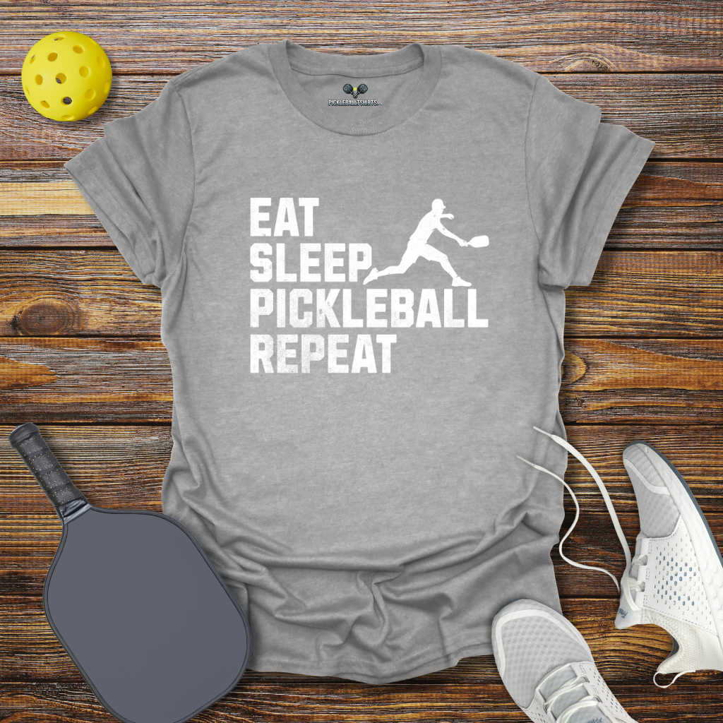 Eat Sleep Pickleball Repeat T-Shirt