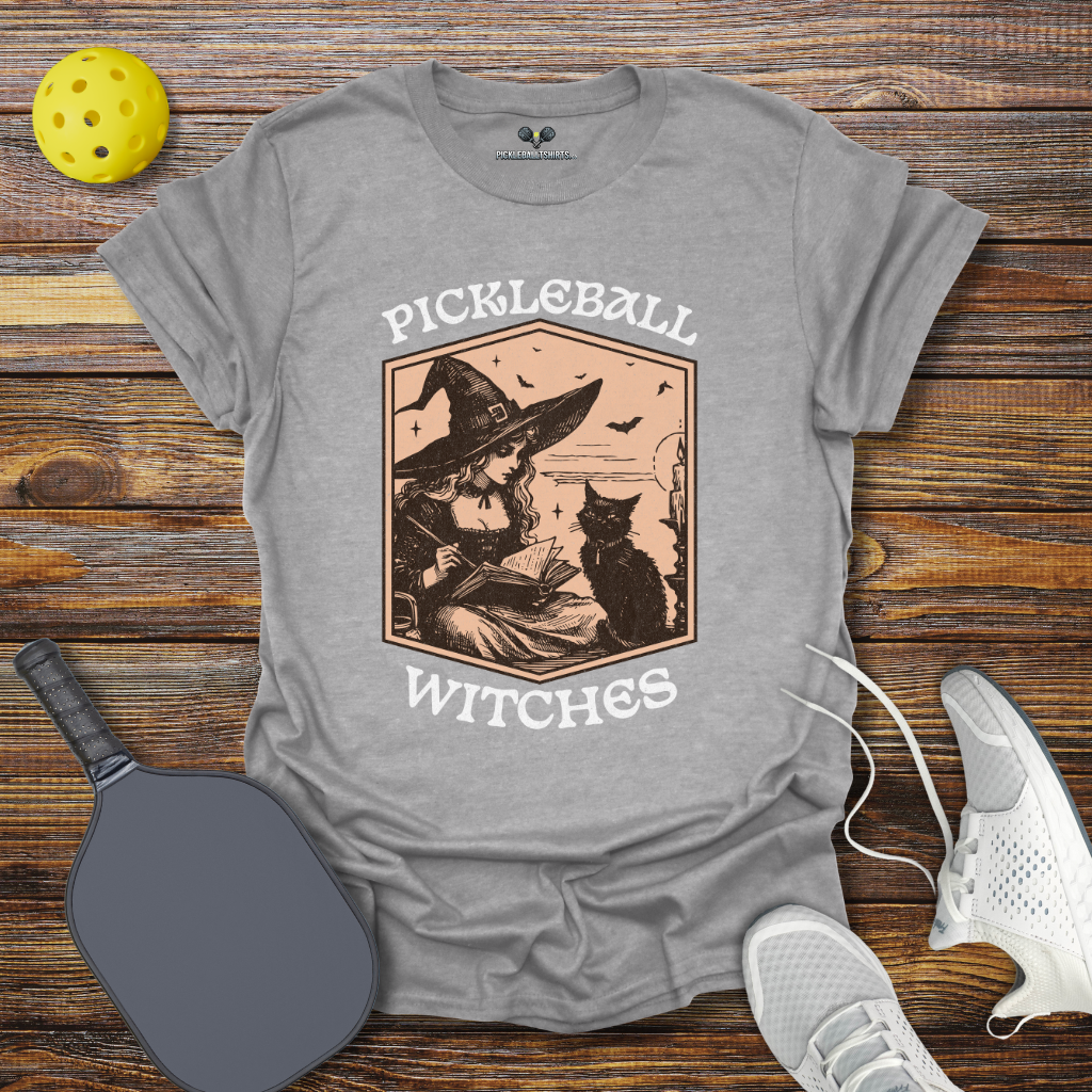 Halloween Pickleball Witches T-Shirt